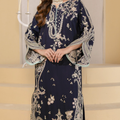 Royal Blue Embroidered Suit