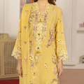 Mustard Yellow Embroidered 3-Piece Suit