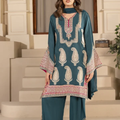 Floral Embroidered 3-Piece Suit