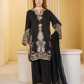 Midnight Gold Embroidered Suit