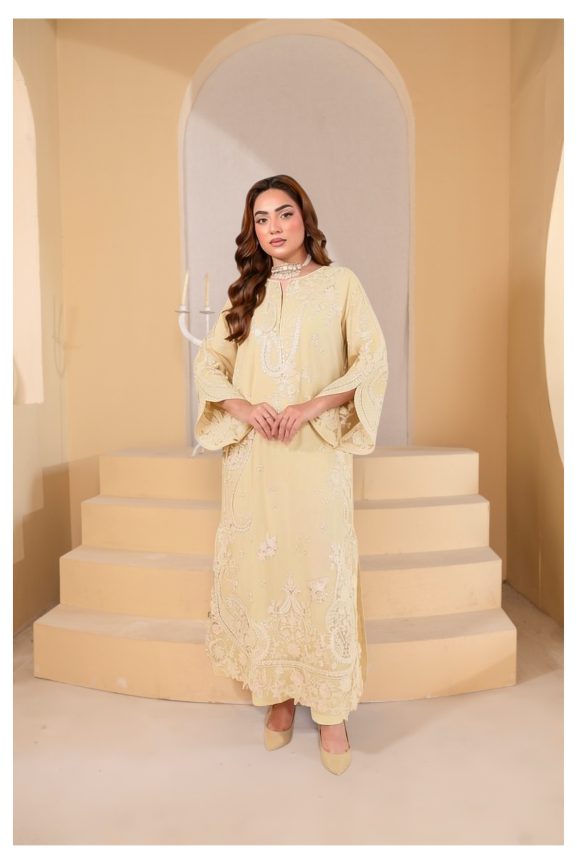 Royal Blue Embroidered Suit